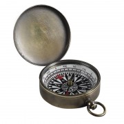 Small Compass Bronzed